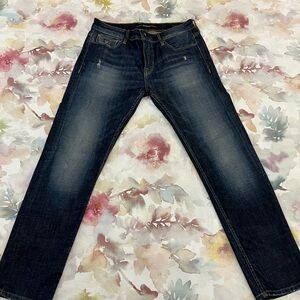 Guess Dark Blue Slim Straight Jeans